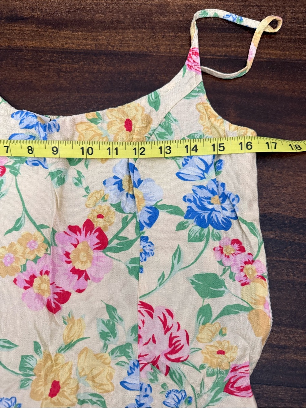 a new day Yellow Floral Mini Sundress with Pink & Blue Blooms - Picture 5 of 7